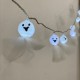 Luces Led Fantasmas Halloween Octubre Otoño Fiesta Tématica Mesa Dulces