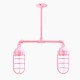 Candil Bunker 2 Focos Rosa