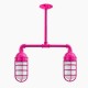 Candil Bunker 2 Focos Fucsia