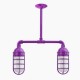 Candil Bunker 2 Focos Morado