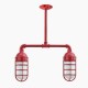 Candil Bunker 2 Focos Rojo