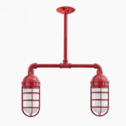 Candil Bunker 2 Focos Rojo