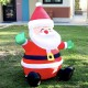 Inflable Santa Claus Sentado Navideño Decoración Navidad Luces Led 1.2 Mts