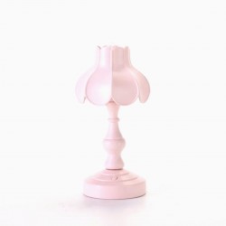 Lámpara Buró Vintage Rosa