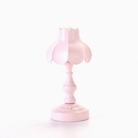 Lámpara Buró Vintage Rosa
