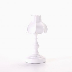 Lámpara Buró Vintage Blanco