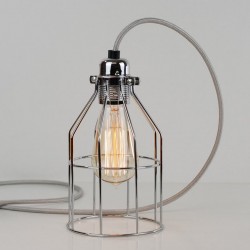 Lámpara Jaula Birdcage Plata