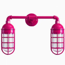 Bunker Vintage 2 Focos Fucsia