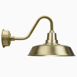 Lámpara Cisne 40 Cms Dorado