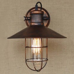 Lámpara Edison Shade Oxido
