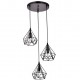 Candelabro Lámpara Vintage Industrial Racimo Diamond Cage