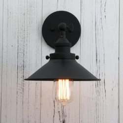 Lámpara Industrial Vintage Negro