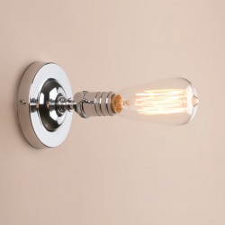 Lámpara Industrial Retro Plata