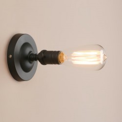 Lámpara Industrial Retro Negro