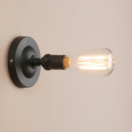 Lámpara Industrial Retro Negro