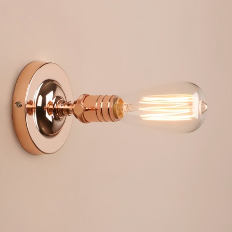 Lámpara Industrial Retro Cobre