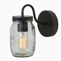 Lámpara Mason Jar Retro