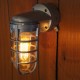 Bunker Antique Plata Lampara Arbotante Exterior A Prueba De Vapor Humedad
