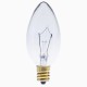 Foco Cálido Incandescente Decorativo Vela Antique Vintage Retro E12 7W