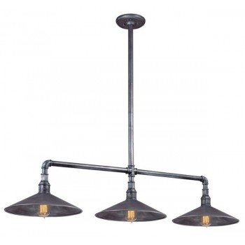 Candelabro 3 Lamparas Vintage Industrial Maxi Shade Edison Retro