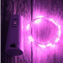 Luces Pila Corcho Rosa 2 Mts