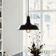 Lámpara Vintage Colgante Factory Negro Loft Sala Cocina Recamara Comedor