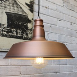 Lámpara Colgante Techo Minimalista Vintage Retro Moderno Cobre Factory