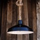 Lampara Vintage Industrial Cuerda Shade Warehouse Black