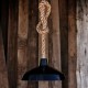 Lampara Vintage Industrial Cuerda Shade Warehouse Black