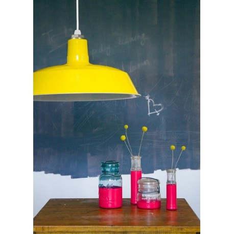 Lampara Vintage Industrial Colgante Shade Big Warehouse Saffron