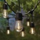 Guirnalda Luz Cálida Enchufe 10 Mts 20 Focos Inastillables S14 E27 1W