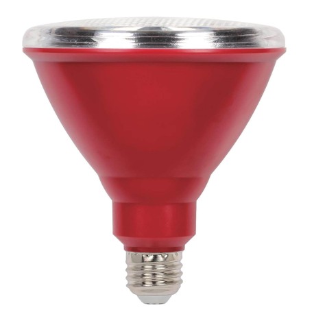 Foco Led Par 38 Rojo Color Exterior Fiestas Patrias Navidad 6W E27 E26