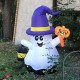Inflable Halloween Fantasma Con Linterna Luces Led Decoración 1.20m