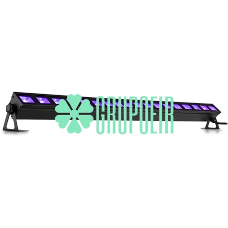 Barra Luz Negra Uva 1 Metro 54W 18 Leds Ultravioleta Escenario Concierto