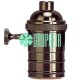 Socket Retro Perilla Cromo Brillante Portalamparas Candelabros Candiles