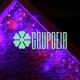 Cascada Led Halloween Día De Muertos Otoño Luces Morado Naranja 6 Metros