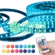 Manguera Led 5050 Rgb Multicolor 25 Metros Smd Control Exterior Plana