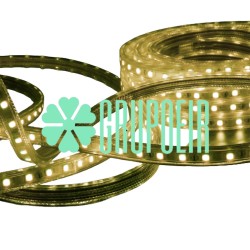 Manguera Led 5050 Calido 25 Metros Smd Exterior Flexible Plana Hoteles