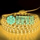 Manguera Led 5050 Ambar 25 Metros Smd Exterior Flexible Plana Recta