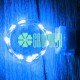 Luces De Hadas Pilas Boton Reloj Azul Micro Led Alambre Tira 2 Metros
