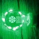 Luces De Hadas Pilas Boton Reloj Verde Micro Led Alambre Tira 2 Metros