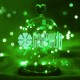 Luces De Hadas Pilas Boton Reloj Verde Micro Led Alambre Tira 2 Metros