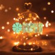 Luces De Hadas Pilas Boton Reloj Ambar Micro Led Alambre Tira 2 Metros