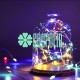 Luces De Hadas Pilas Boton Reloj Multicolor Micro Led Alambre Tira 2 Metros