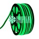 Manguera Neon Verde Rollo 100 Metros Doble Vista Luz Recortable Enchufe