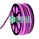 Manguera Neon Rosa Rollo 100 Metros Doble Vista Luz Recortable Enchufe