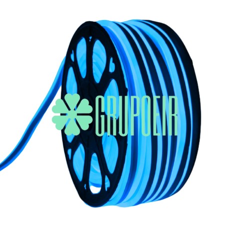 Manguera Neon Marino Rollo 100 Metros Doble Vista Luz Recortable Enchufe