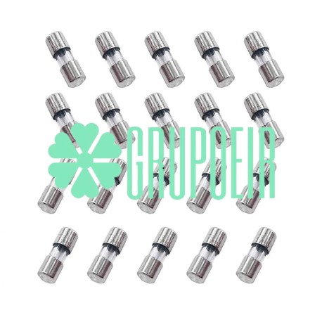 Fusibles Para Series Luces Navideñas Repuesto 110V 1120V 127V 3A 20 Pzas