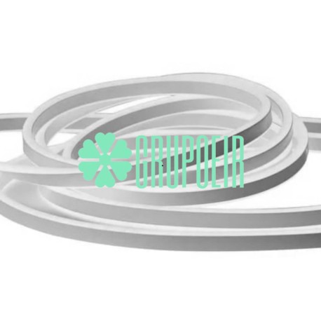 Manguera Neón 10 Metros Blanco Doble Luz Exterior Decorativa Flexible