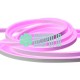 Manguera Neón 10 Metros Rosa Doble Luz Exterior Decorativa Flexible